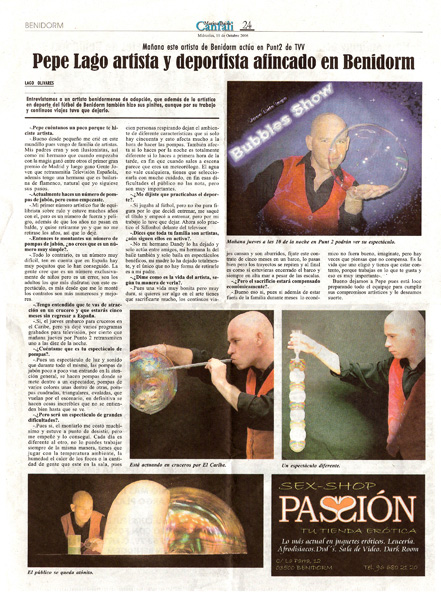 Hablan de nosotros - Prensa Jose Luis Lago