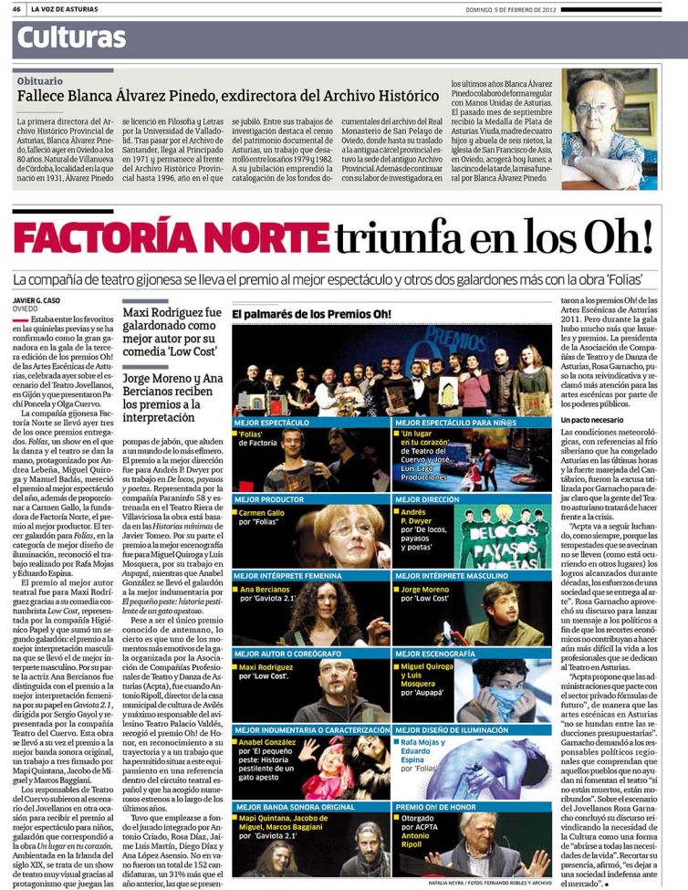 Hablan de nosotros - Prensa Jose Luis Lago